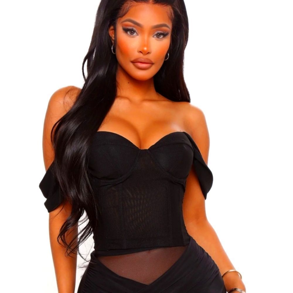 Fashion Nova You & Your‎ Heart Corset Top